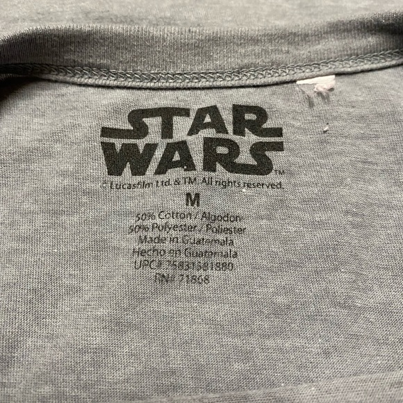 Star Wars Original Trilogy Short Sleeve T Shirt Grey Size M - Picture 12 of 12